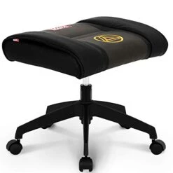 NEO CHAIR Licensed Marvel Multi-Use Stool W/Wheel : Video Game Stool Gaming Chair Stool Footstool Simple Chair Footrest Meeting Chair Swivel Height Adjustable (Iron Man Black)