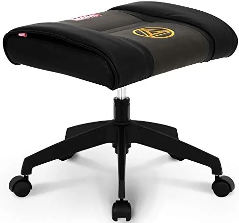 NEO CHAIR Licensed Marvel Multi-Use Stool W/Wheel : Video Game Stool Gaming Chair Stool Footstool Simple Chair Footrest Meeting Chair Swivel Height Adjustable (Iron Man Black) - Image 10