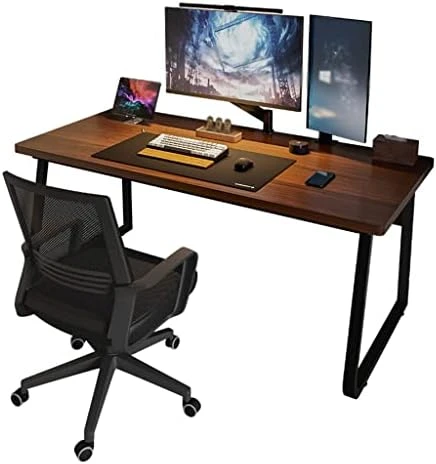Computer Desk Desktop Game Table Bedroom Simple Office Student Table Study Family Table Without Chair (Color : D, Size : 120CM) - Image 6