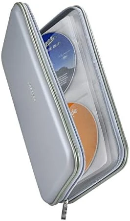 Wismart 70 Capacity Heavy Duty CD DVD Blu-ray Media Case Storage Holder Organizer Wallet (Black) - Image 12