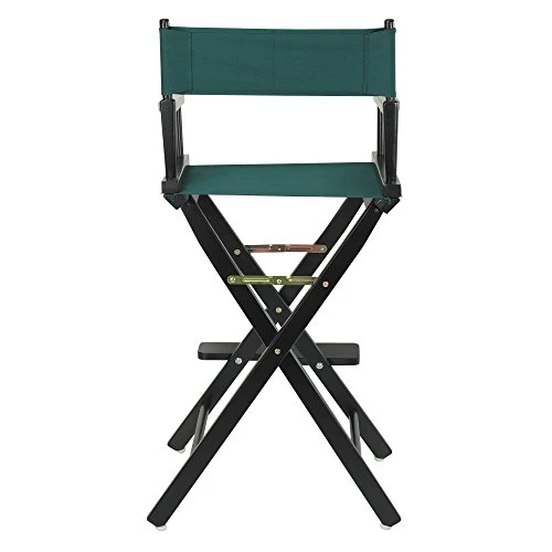 Casual Home Director's Chair ,Black Frame/Green Canvas,30" - Bar Height - Image 2