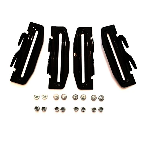 #35 Bed Frame Conversion Brackets, FOUR Down Hooks, FREE PRIORITY MAIL SHIPPING. Bolt-On To Hook-On, Headboard To Foot Board, Bed Frame Adapter Plates, 2 Inch Height Adjustment. Pack Of 4 - Image 4