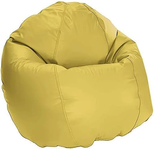 Bean Products Large Vinyl Bean Bag Chair | Filled W/Polystyrene Beads & CertiPUR Foam | Made In USA | 36”W, 36”L, 40”H | 20lb | Available In 2 Sizes | Perfect For Adults, Teens & Kids | Dark Navy - Image 12