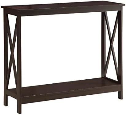 Convenience Concepts Oxford Console Table With Shelf, Espresso - Image 4