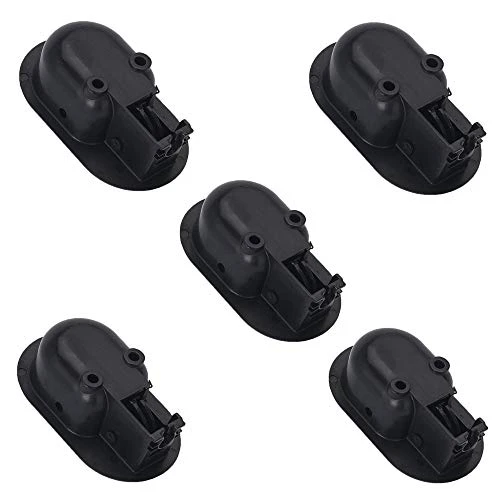 SMTHOME Plastic Handle Recliner Chair Sofa Couch Release Lever Replacement Set Of 5, Black