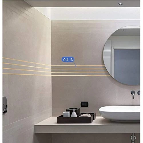 Gold Metalized Polyester Mylar Film Tape With Acrylic Adhesive, 1 In X 55 Yds. Vibrant Mirror Like Finish, Gold Decor Tape For Detailing Accent Wall, Cabinet (For Smooth And Dry Surface Only)) - Image 5