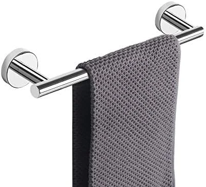 NearMoon Bathroom Towel Bar, Bath Accessories Thicken Stainless Steel Shower Towel Rack For Bathroom, Towel Holder Wall Mounted (Matte Black, 18 Inch) - Image 15