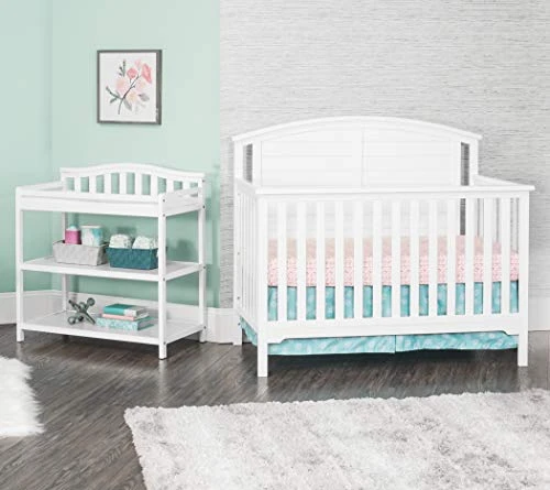 Forever Eclectic Hampton Curve-Top 4-in-1 Convertible Baby Crib - Image 5