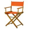 Casual Home 18" Director's Chair Honey Oak Frame With Tangerine Canvas