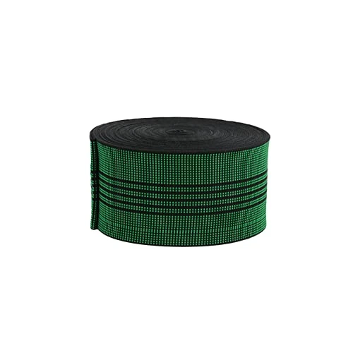 Skyehomo 3" Wide Sofa Elastic Webbing Stretch Latex Band Furniture Elasbelt Chair Couch Material Replacement Stretchy Spring Alternative Furniture Repair DIY Upholstery Modification Elasbelt,40FT Long