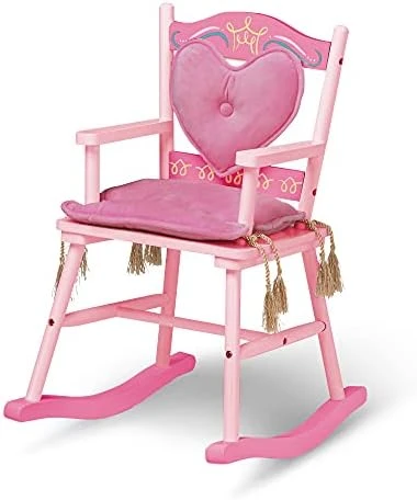 Wildkin Kids Princess Wooden Vanity And Chair Set For Girls, Vanity Features Mirror And Attached Jewelry Box And Music Box, Includes Matching Chair With Removable Backrest And Seat Cushion (Pink) - Image 8