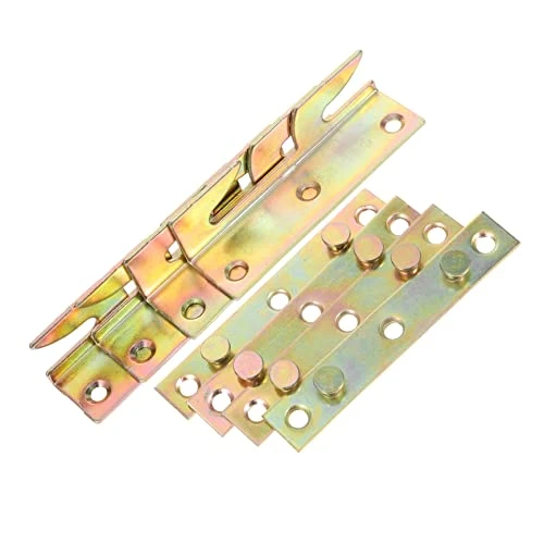 Housoutil 24 Pcs Bed Button Bed Hanger Bed Hinge Cold Rolled Steel Furniture - Image 3