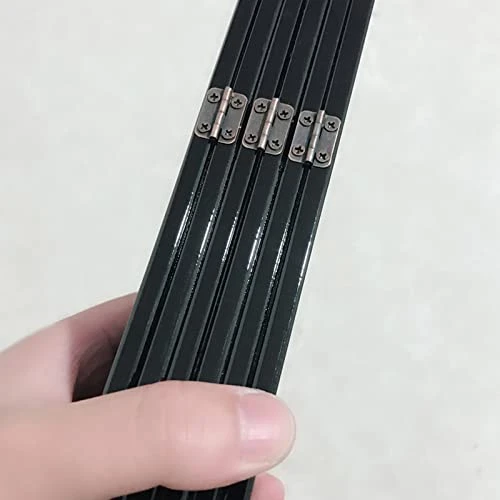 Bantlou Mini Folding Screen Small Chinese Dividers Japanese Decor Folding Screen Desktop Asian Decoration Gift For Home Office New Year 18.5‘’×9.5’’(Bird And Flowers) - Image 5