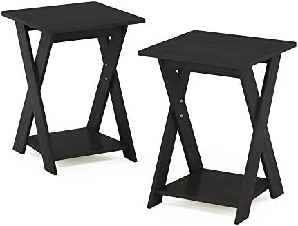 Furinno Classic Tray Table With Removable Tray, French Oak - Image 7