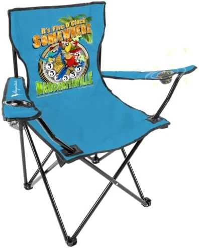Margaritaville Folding Chair With Wireless Speakers, Beach Chair With Waterproof Wireless Speakers, 5 Hour Playback Time, 20 Foot Bluetooth Range, Cup Holder, Backpack, Padded Head And Neck Rest - Image 8