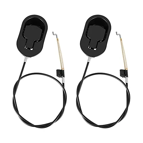 Nonley 2 Pack Metal Recliner Handle Replacement Parts With Cable,Universal Recliner Sofa Chair Couch Pull Handle, Fits Most Major Recliner Chair Furniture, Exposed Cable Length 4.9inch - Image 2