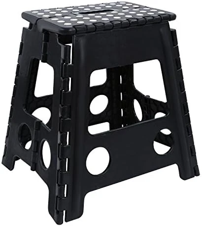 Maddott Super Strong Folding Step Stool,11x8.5x15inch, Holds Up To 250 Lb, Black - Image 9
