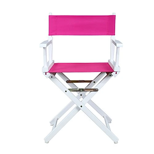 Casual Home 200-01/021-30 Director Chair 18" - Classic Height WhiteFrame/Magenta Canvas - Image 2