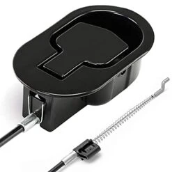 Ttmagic Metal Recliner Handle Replacement Parts With Cable, Recliner Sofa Chair Couch Release Lever Pull Handle, Fits Ashley And Most Recliner Sofa Brand, Exposed Cable Length 4.9inch