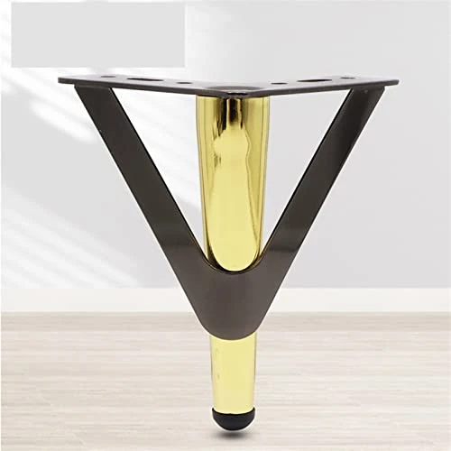 ARCIDO 4pcsfor Sofa 15/18cm Thicken Home Hardware Foot Bedside TV Cabinet Coffee Table Furniture Furniture Legss Yitaowang (Color : 4pcs-gold-15cm) - Image 2