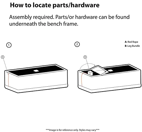 Madison Park Welburn Upholstered Tufted Entryway Accent Bench With Back, Nailhead Trim, And Padded Seat Mid-Century Modern Fabric Ottoman For Bedroom Furniture, 49.5" W X 19.25" D X 23" H, Tan - Image 5
