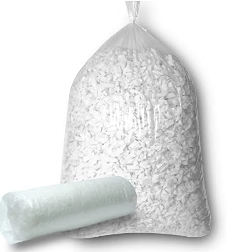 NiceLady Shredded Memory Foam Filling For Bean Bag Filler Foam Refill For Pillow Dog Beds Chairs Cushions And Arts Crafts, Added Gel Particles (White, 1 * 5 Pound) - Image 6