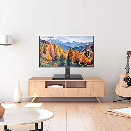 PERLESMITH Universal TV Stand Table Top TV Base For 32 To 60 Inch LCD LED OLED 4K Flat Screen TVs-Height Adjustable TV Mount Stand With Tempered Glass Base, VESA 400x400mm,Holds Up To 88lbs PSTVS15 - Image 5