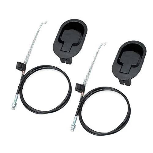 IMIKEYA Black Sofa Black Sofa 2pcs Metal Recliner Handle Replacement Parts With Cable Recliner Sofa Chair Couch Release Lever Handle For Universal Sofa And Couch Black Chairs Black Chairs - Image 3