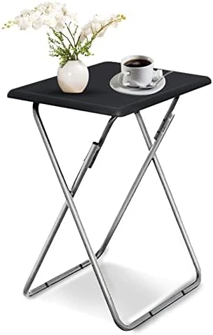 Garden 4 You Portable Folding TV Tray Dinner Snack Trays Table Portable Foldable Table Small Sofa Bedside Tables With Light Weight, 15 X 18.9 X 26 In(Smoky Grey) - Image 7