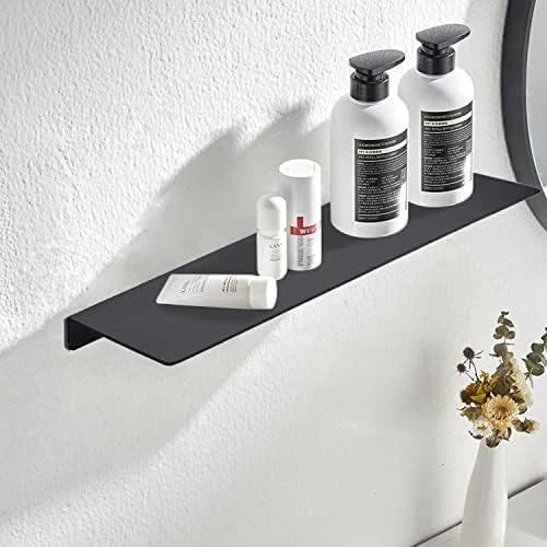 TRUSTMI Floating Shelf Wall Mounted Brushed Gold SUS304 Stainless Steel Storage Shelves For Bathroom Kitchen Bedroom Home Décor, (12 Inch X 4 Inch), Brushed Brass - Image 5