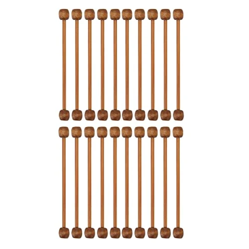 Jeanoko Mini Wood Tapestry Hanging Rods, 20pcs Mini Tapestry Wooden Sticks Walnut Widely Used Prominent Edge Design For Wedding Props - Image 5