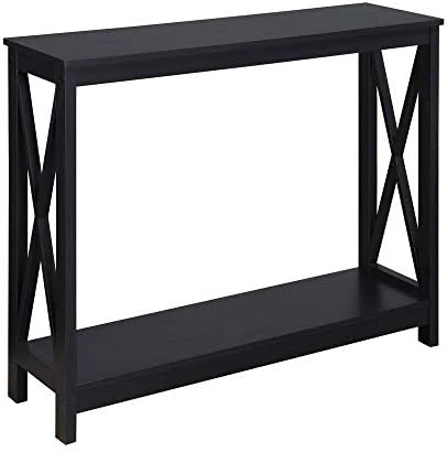 Convenience Concepts Oxford Console Table With Shelf, Espresso - Image 3