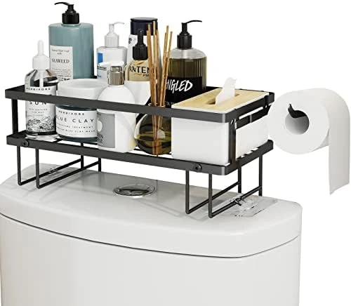 CD HOME Bathroom Organizer Counter Shelf, Over The Toilet Storage, 3-Tier Bathroom Organizer Shelves, Multifunctional Toilet Rack,No Drilling Space Saver With Wall Mounting Design - Image 7