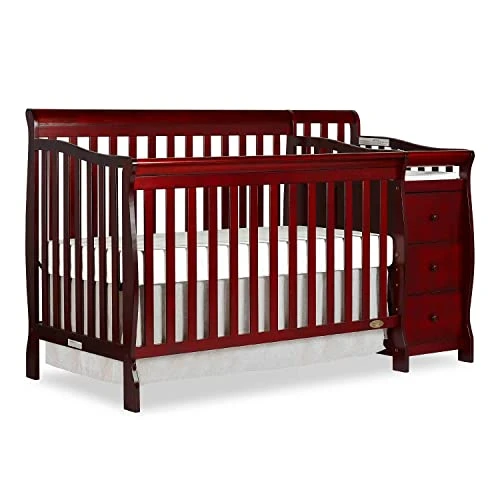 Dream On Me 5 In 1 Brody Convertible Crib With Changer In Black, Greenguard Gold Certified, Comes With 1" Changing Pad, Non-Toxic Finish, Made Of Durable Pinewood - Image 7