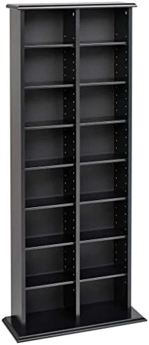 Prepac Quad Width Wall Storage Cabinet, Black - Image 11