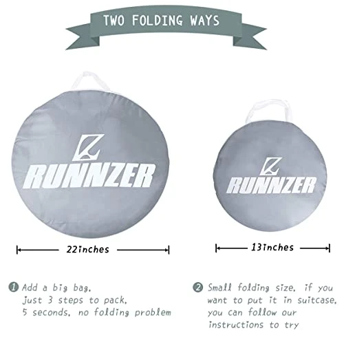 L RUNNZER Baby Crib Tent, Pop Up Crib Canopy To Keep Baby From Climbing Out, Safety Crib Net Mosquitoes Net With See-Through Mesh, Fits Most Standard Cribs - Image 4