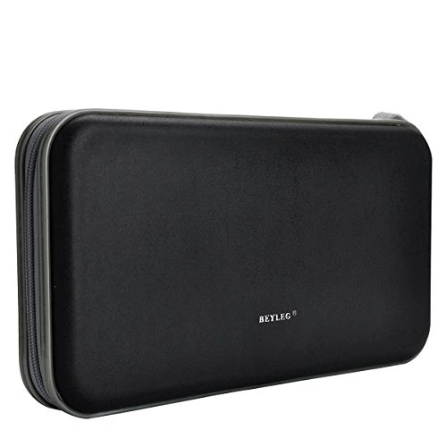 Wismart 70 Capacity Heavy Duty CD DVD Blu-ray Media Case Storage Holder Organizer Wallet (Black) - Image 2