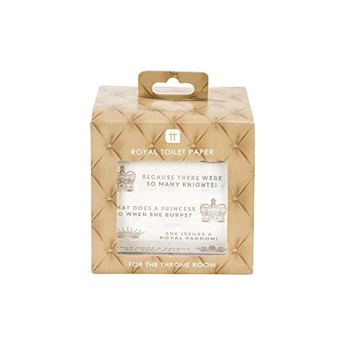 Talking Tables Entertainment Royal Jokes Toilet Roll Christmas Fun Gifts Presents, White