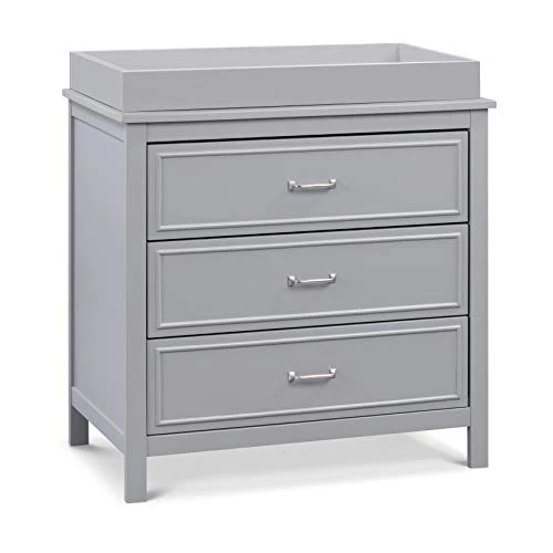 DaVinci Charlie 3-Drawer Dresser In Grey - Image 3