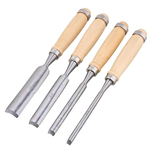 RDEXP 30 Pcs Plastic Bed Slat End Cap Holders 55mm ID White With 4 Pieces Wood Chisel - Image 2