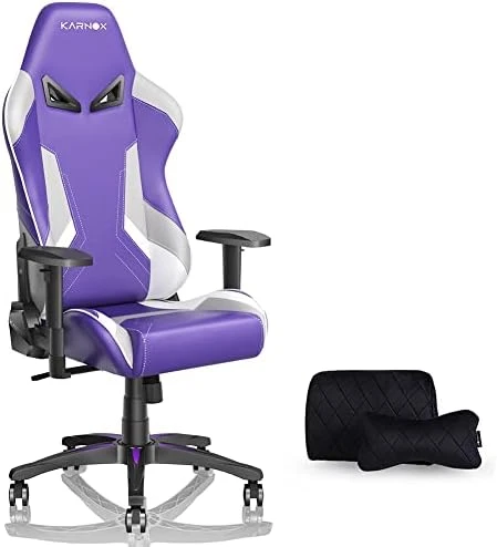KARNOX Chair Office Computer Desk Chair Gaming-Ergonomic Mid Back Cushion Lumbar Support And Adjustable Height Wheels Comfortable Racing Armrest Seat Swivel Rolling Home Executive (Black) …… - Image 5
