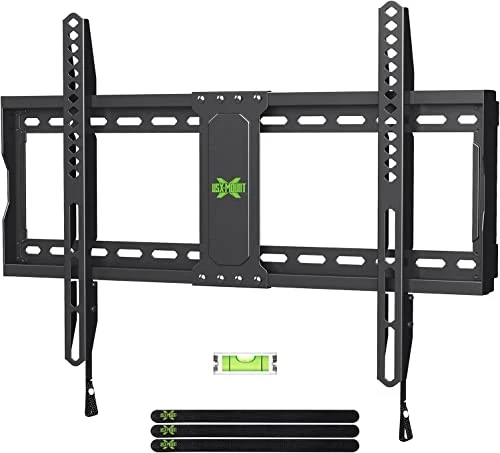 USX MOUNT TV Wall Mount Low Profile For Most 37-70 Inch TV,Universal TV Wall Mount Fit 16", 18", 24" And Weight Capacity 132lbs,Max Vesa 600 X 400mm, Fixed And Space Saving TV Bracket