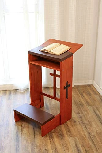 Prayer Bench Stool Table Chair Padded Kneeler Shelf Folding Wooden Church