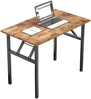 DlandHome 47 Inches Folding Table Computer Desk Portable ActivityTable Conference Table Home Office Desk, Fully Assembled Teak DND-ND5-120TB1 - Image 11