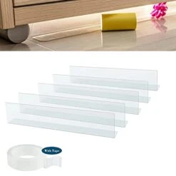 GENERIC VillaGroup Clear Toy Blockers For Furniture - Prevents Things Or Animals From Getting Under The Sofa Or Bed, With Strong, Easy-to-Install Adhesive Rolls