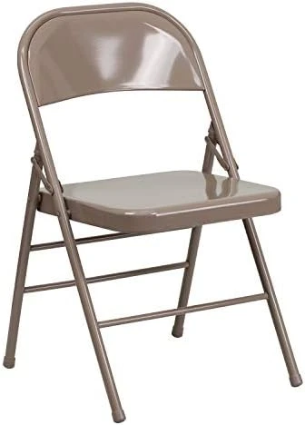 Flash Furniture 2 Pack HERCULES Series Triple Braced & Double Hinged Red Metal Folding Chair - Image 11