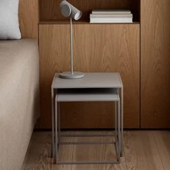 Blomus FERA Set Of 2 Nesting Tables - Black - Powder Coated Steel