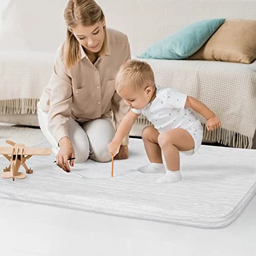 Crib Mattress Pad Memory Foam 2-Inch | Crib Mattress Topper With Removable Bamboo Cover, Toddler Mattress Pad, Washable Waterproof Cover, Crib Topper, Nonslip Bottom, Travel Strap|52" X 27" - Image 3