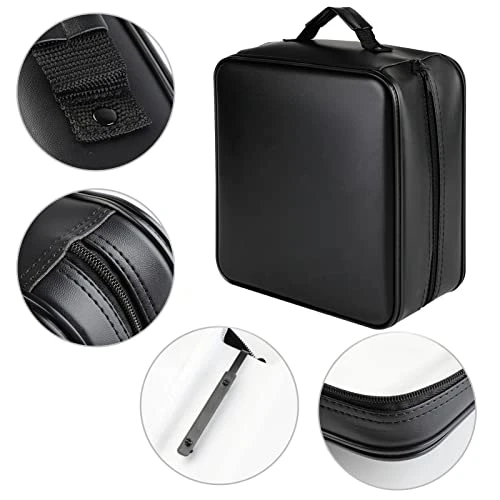 TIMCORR CD Case DVD Storage Case: 432 Capacity Hard Plastic DVD Case Holder Organizer Portable CD Wallet Binder Disc Holder Folder Blu Ray Album Sleeves For Car Home Travel | Audio Music (Black) - Image 2