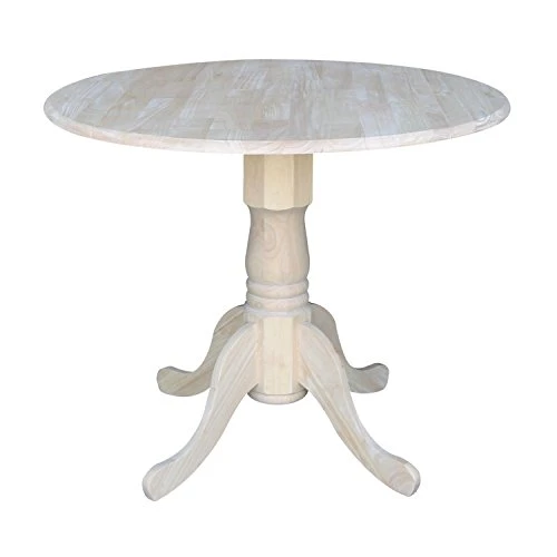 International Concepts 36-Inch Dual Drop Leaf Table, Unfinished - Image 2